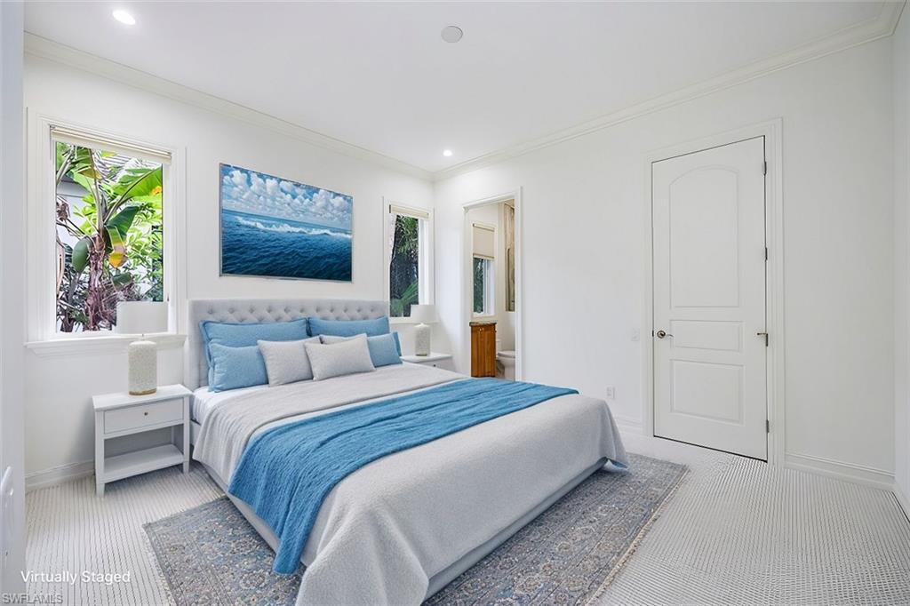 3110 Crayton Road Naples, FL 34103 - Photo 25 of 38 Virtually Staged - Guest bedroom with en-suite bathroom.