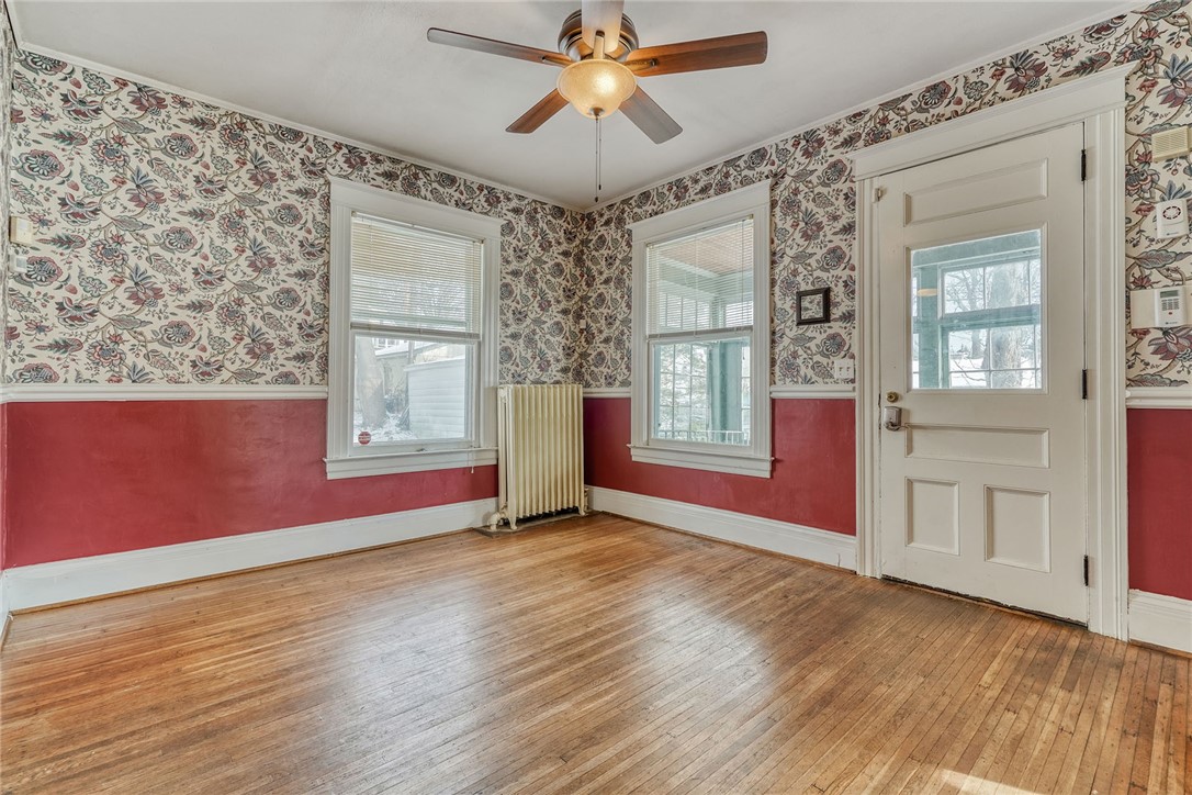 40 Stewart Street Rochester, NY 14620 - Photo 13 of 50 DINING ROOM - SIDE PORCH ENTRANCE DOOR
