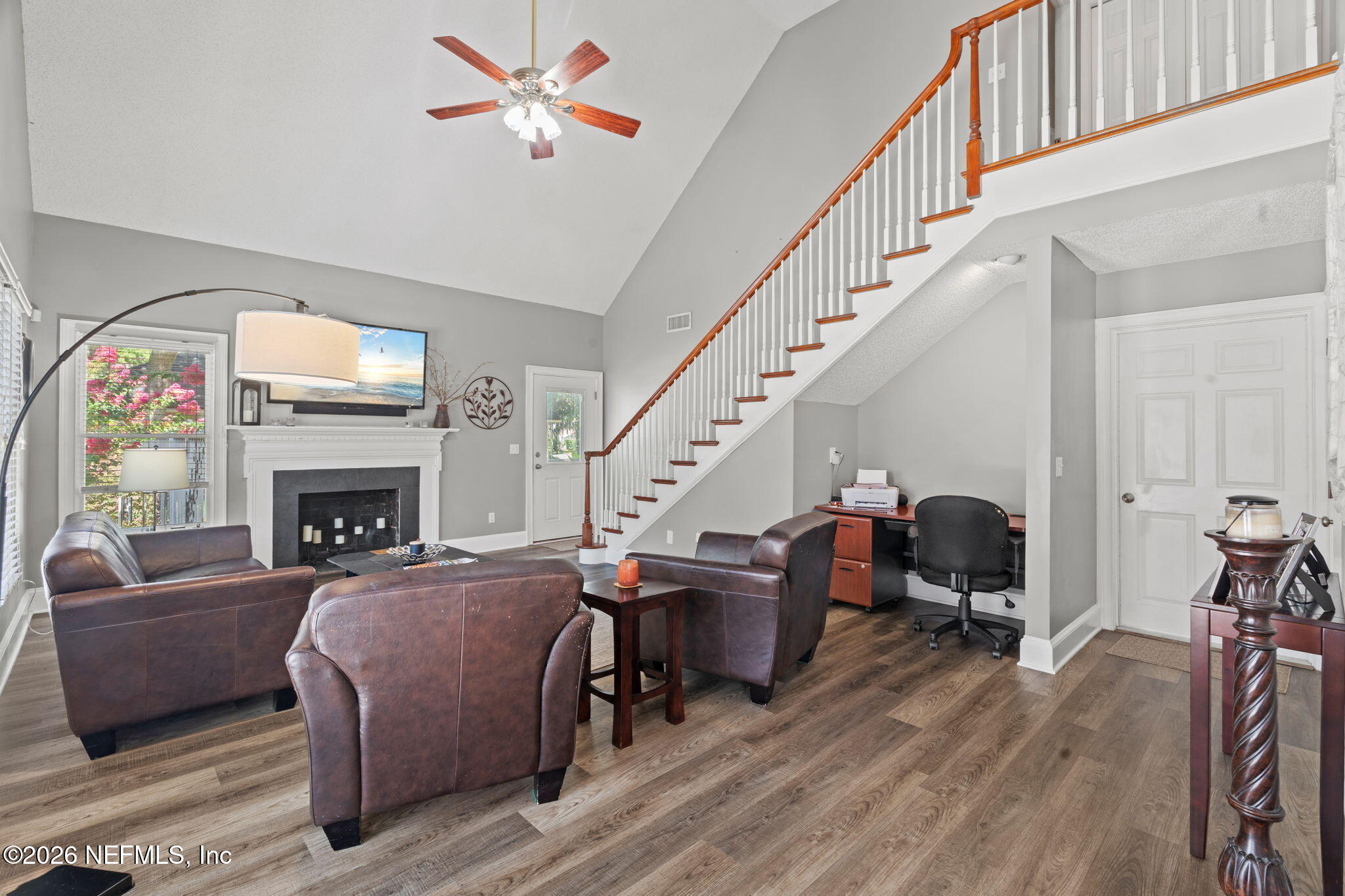 3151 Nautilus Road Middleburg, FL 32068 - Photo 22 of 50 Family Room & Rear Stairs
