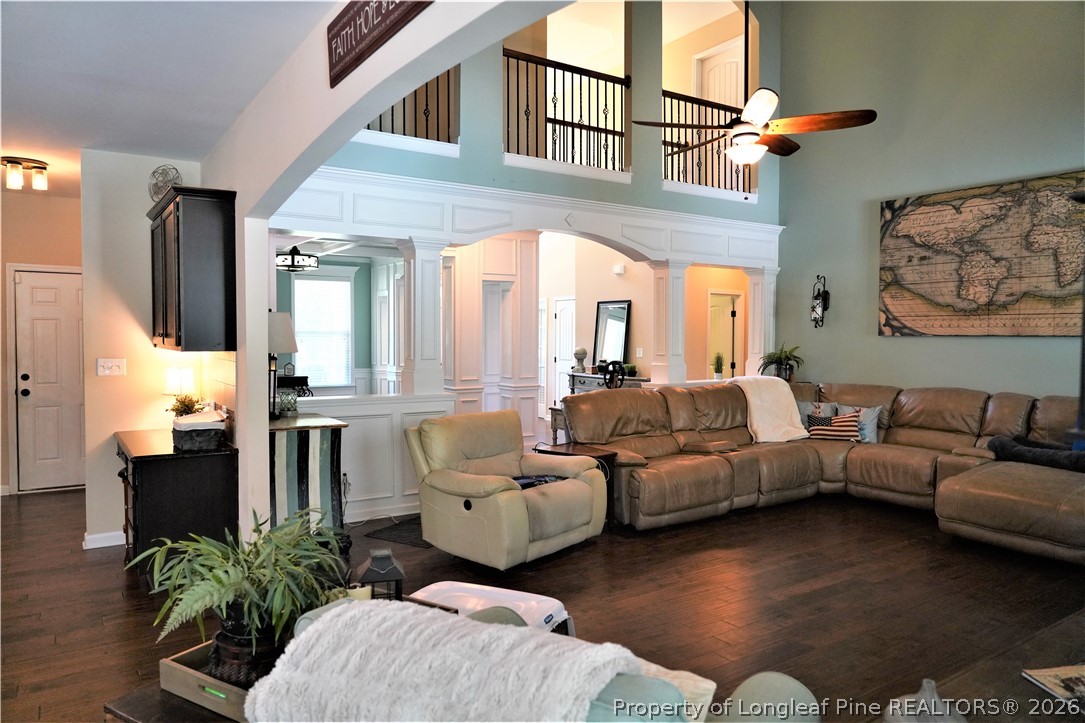 930 Old Vander Road Fayetteville, NC 28312 - Photo 11 of 45 a living room with furniture and a large window