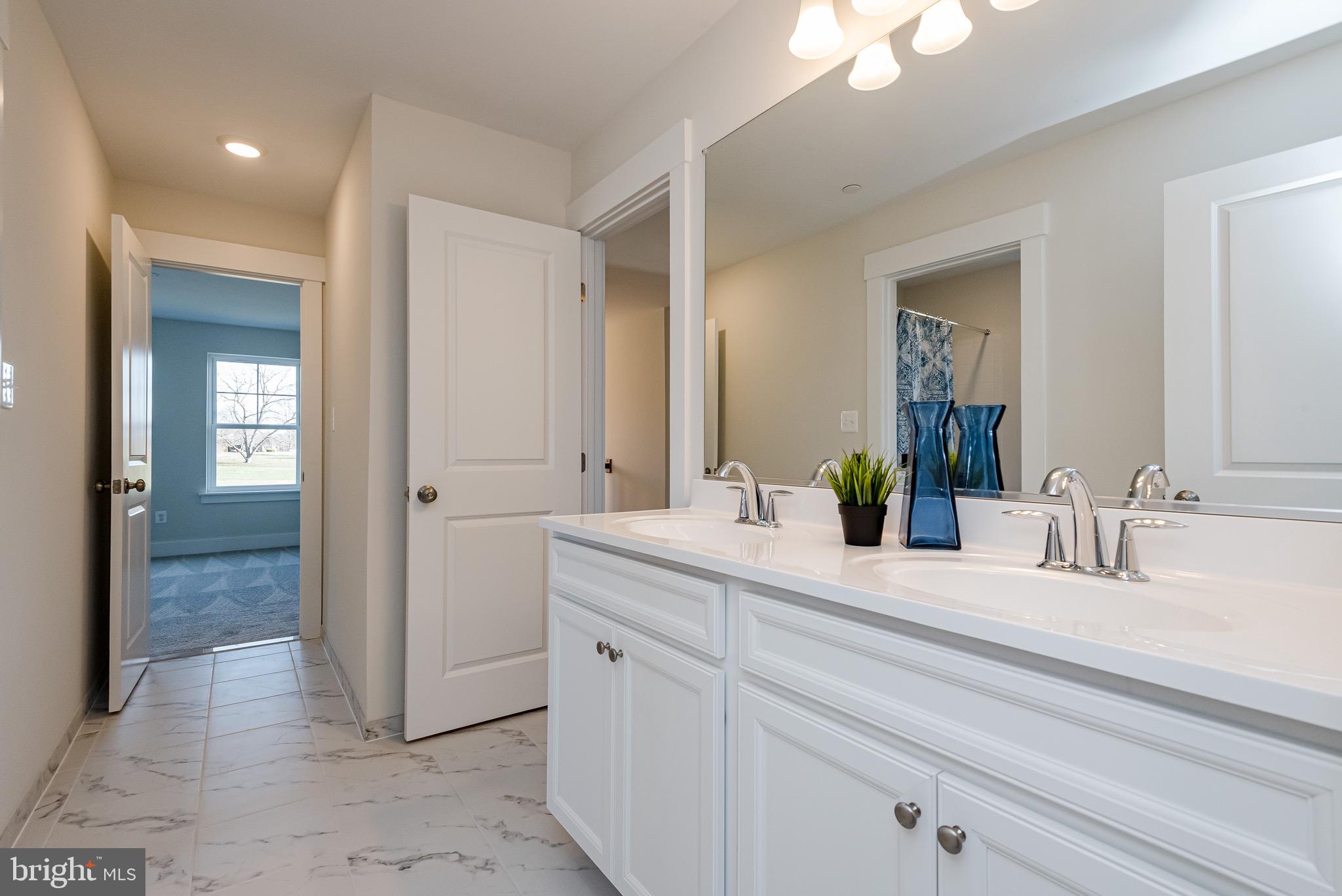 1337 German Driveway Hanover, MD 21076 - Photo 46 of 51 a bathroom with a sink and a mirror
