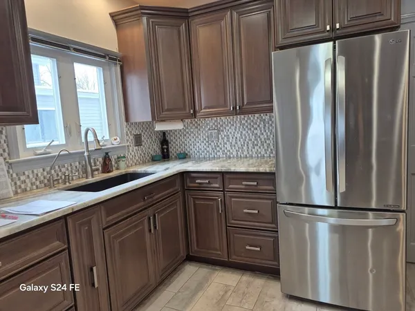 a view of a storage and utility room