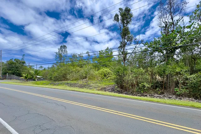 a view of a yard with an outdoor space