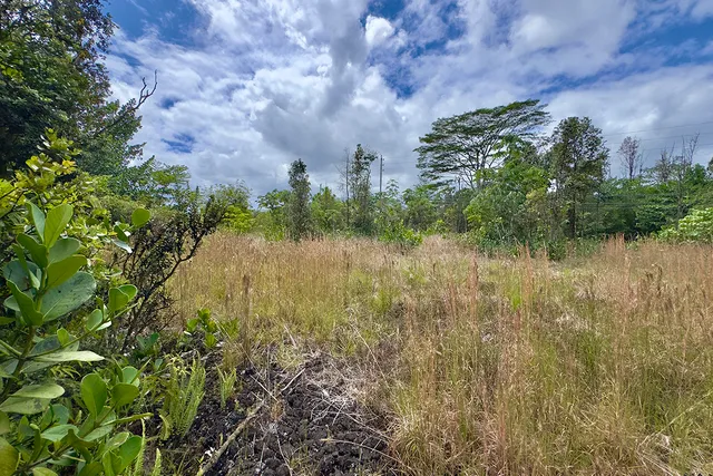 a view of a lake with a building in front of it