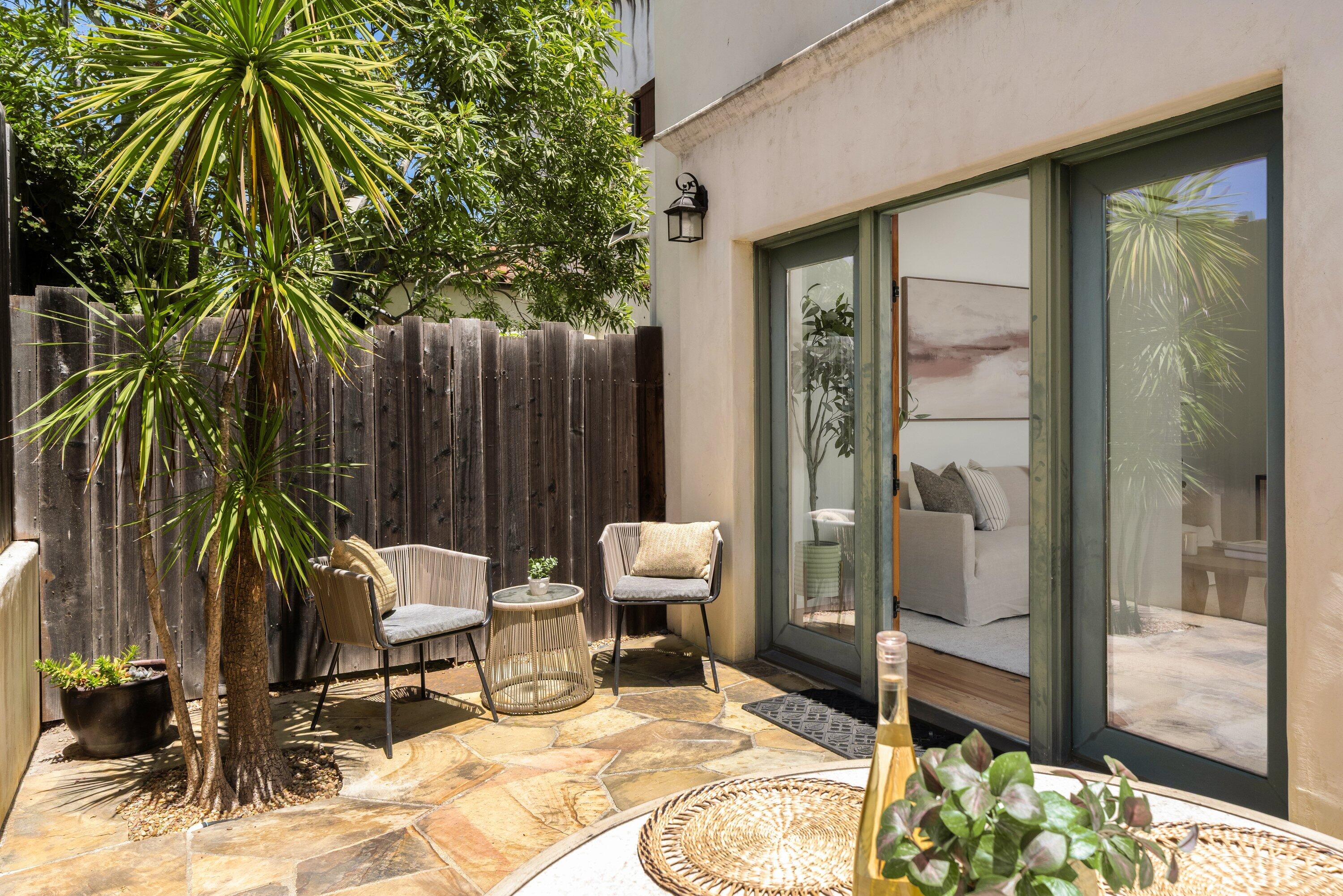 1011 Rinconada Road, Unit B Santa Barbara, CA 93101 - Photo 12 of 26 Back Patio
