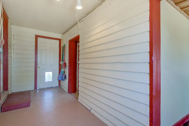 a view of storage and utility room