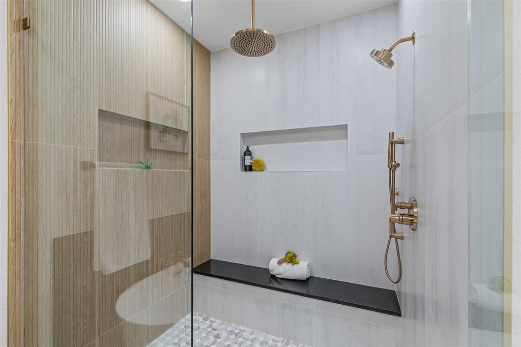 2109 Greta Lane Fort Worth, TX 76120 - Photo 22 of 40 a bathroom with a shower