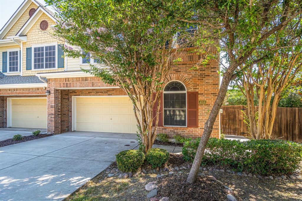 Landscaped front yard!