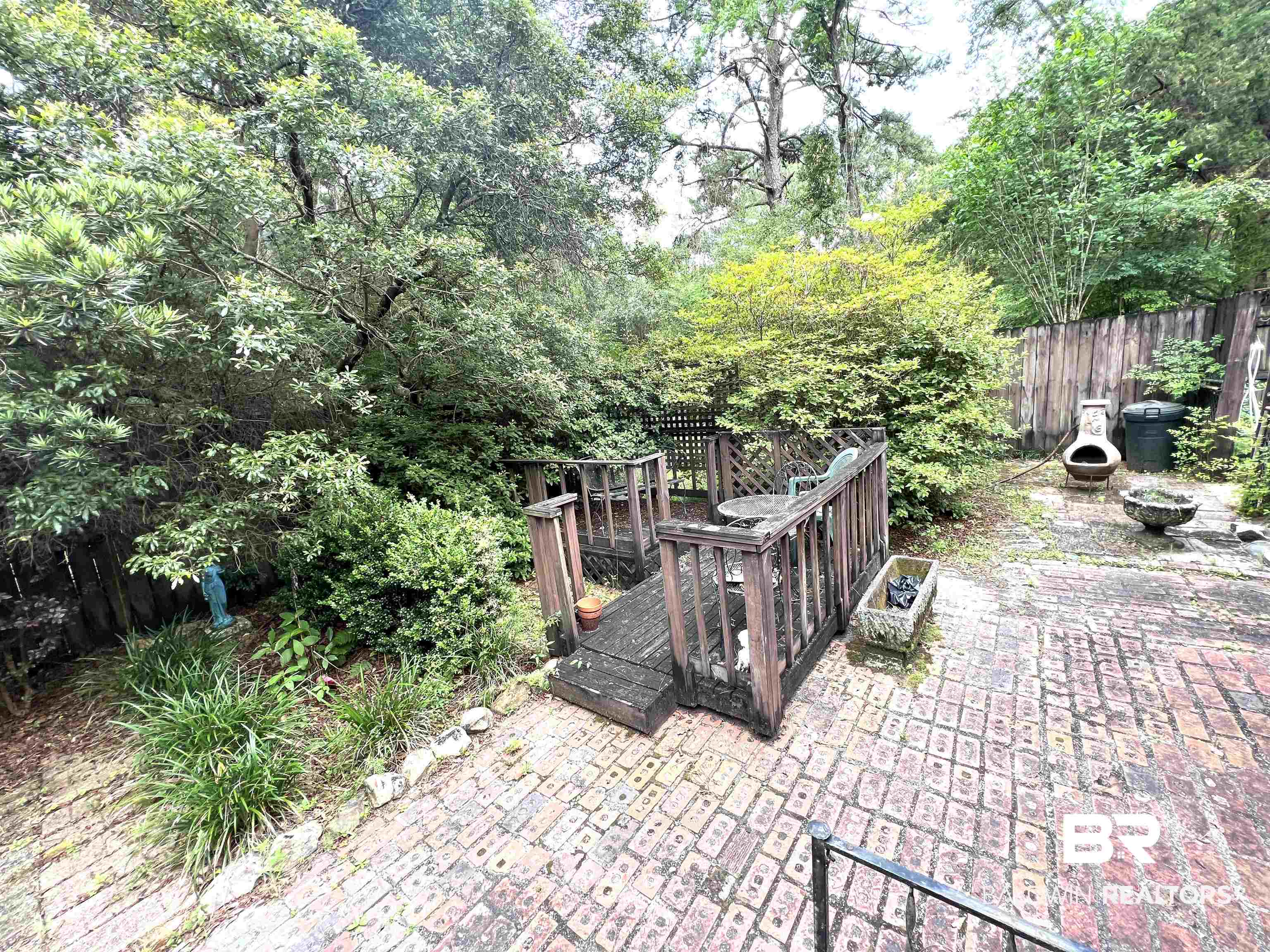 4749 Tufts Road Mobile, AL 36619 - Photo 18 of 25 FENCED BRICK PATIO AREA