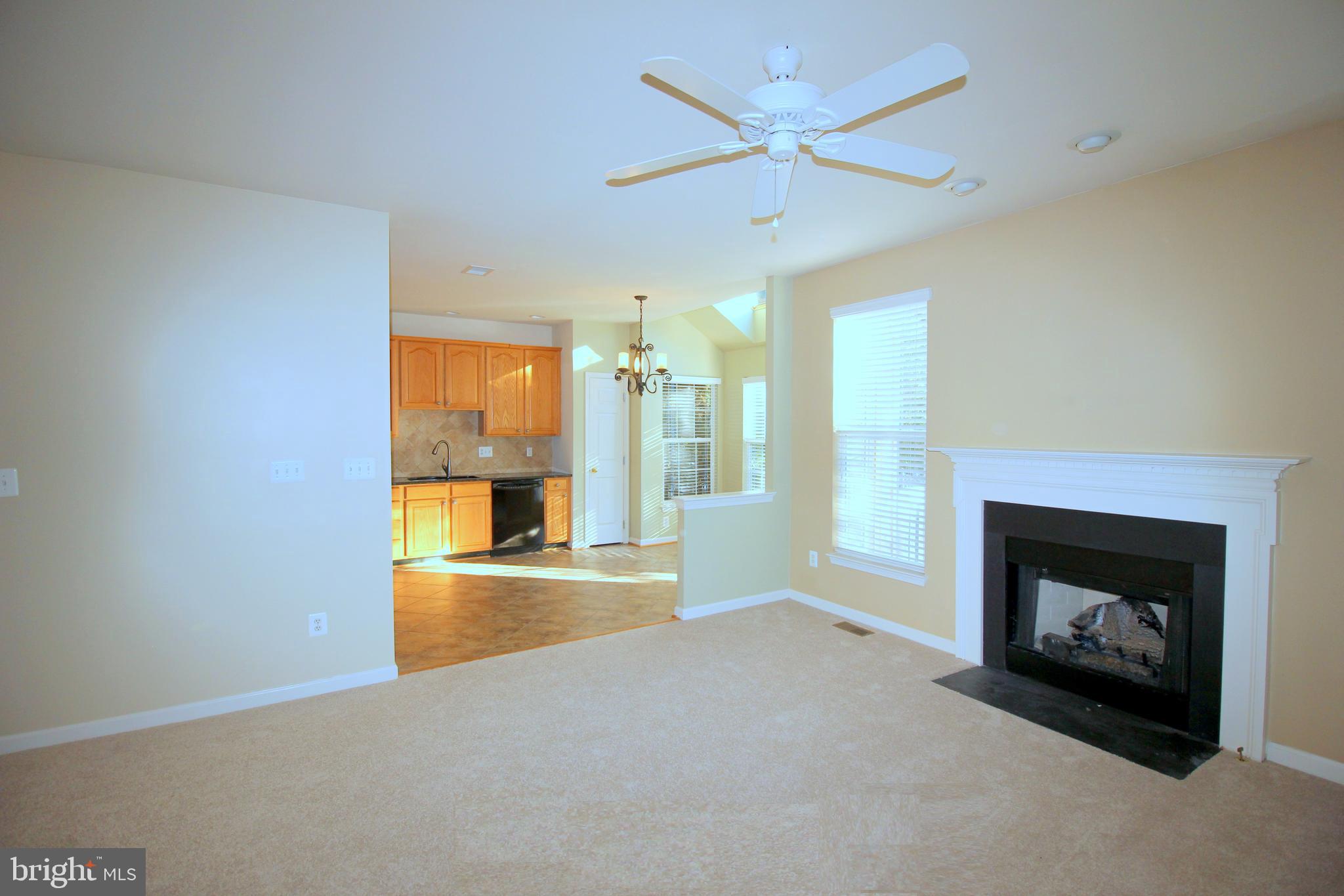 43605 Ryder Cup Square Ashburn, VA 20147 - Photo 12 of 48 a view of an empty room with a fireplace and a window