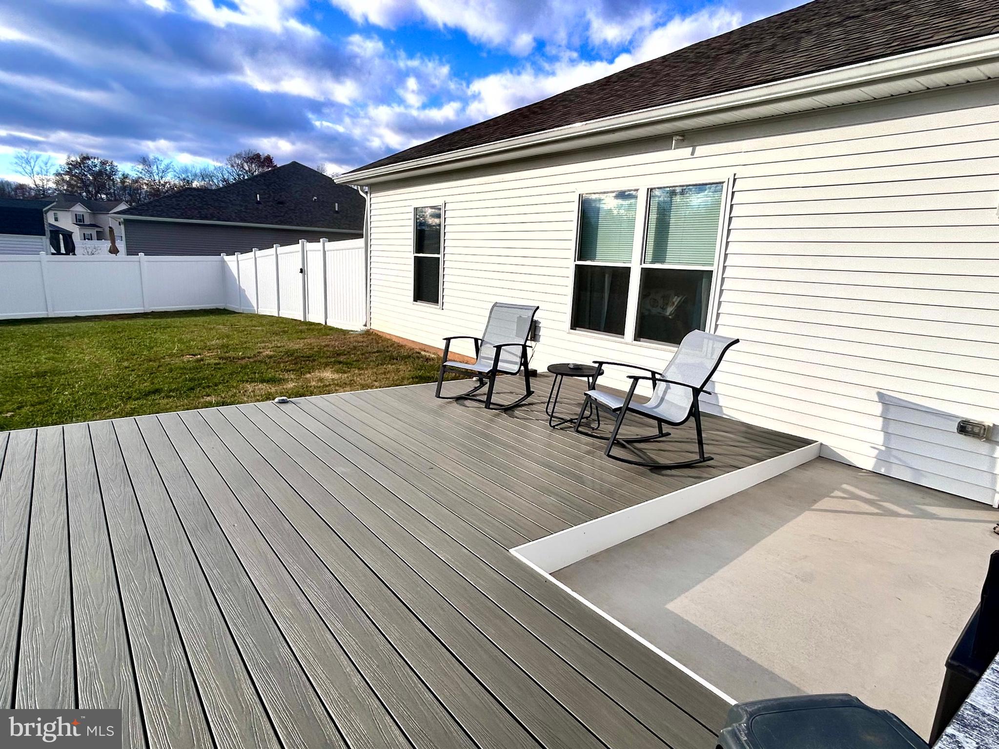 90 Rappahannock Run Falling Waters, WV 25419 - Photo 36 of 48 a view of a backyard with sitting area