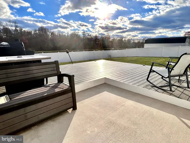 a view of an ocean with a big yard