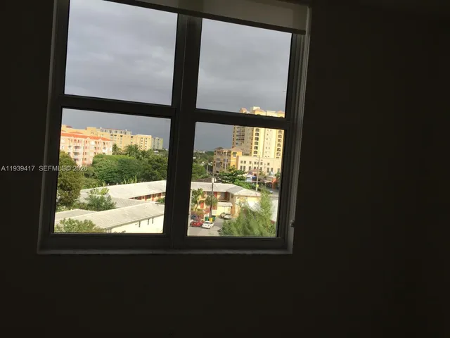 a view of sky from window