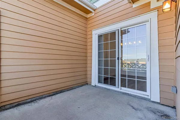 a view of front door