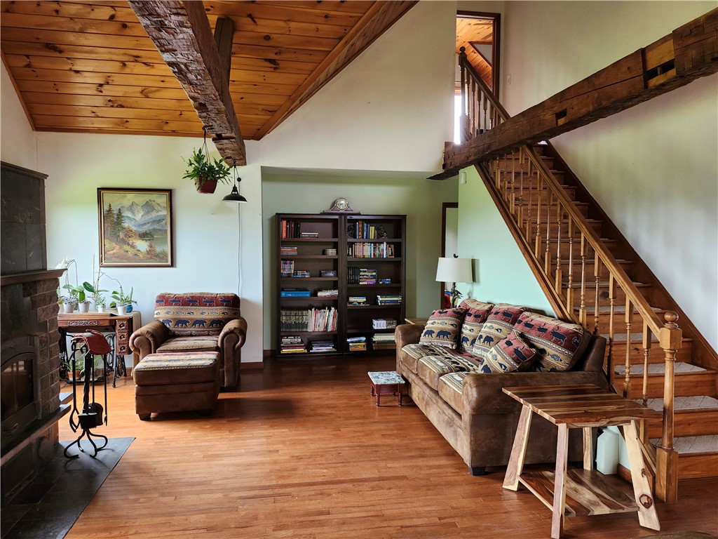 1129 Vandervort Hill Road Sidney, NY 13849 - Photo 46 of 46 Open Floor Plan to Living Room
