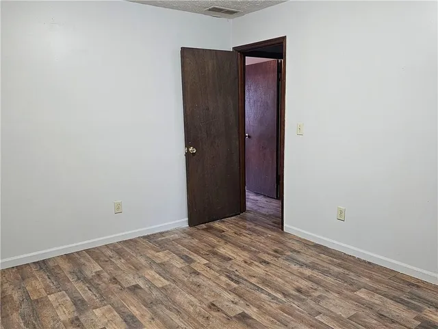 a view of a room with an empty space