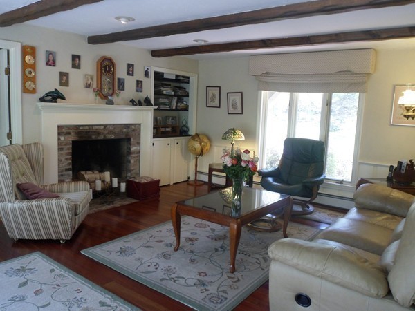 27 Westcott Road Harvard, MA 01451 - Photo 18 of 30 a living room with furniture couches and a fireplace