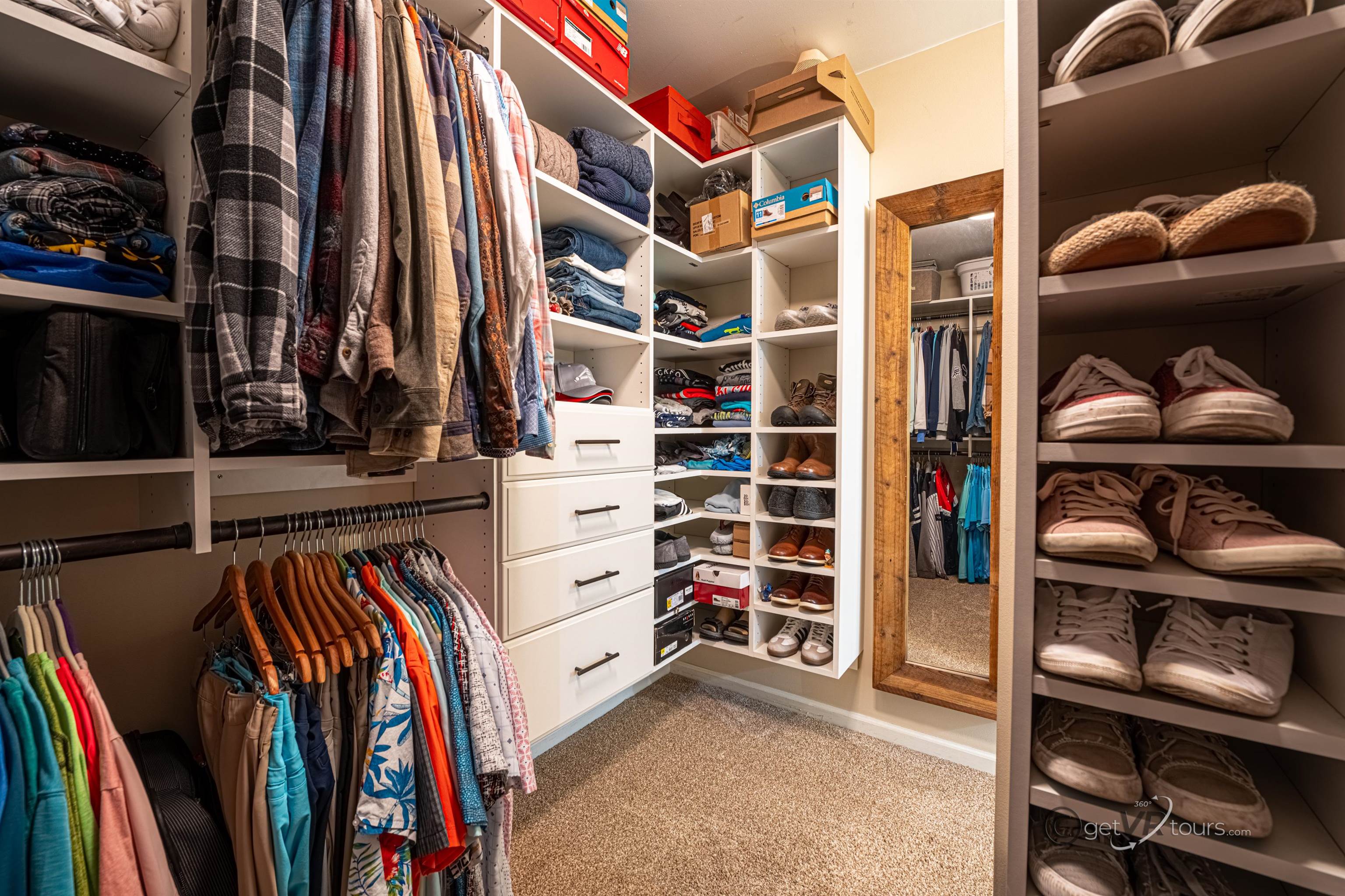 411 South Prospect Street Galena, IL 61036 - Photo 20 of 28 a view of walk in closet with clothes and shoes