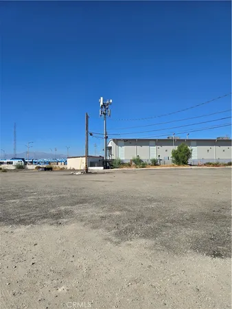 a view of a road with a building