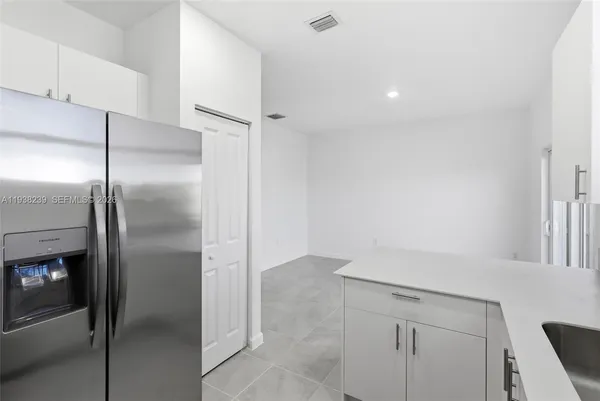 a view of an empty room