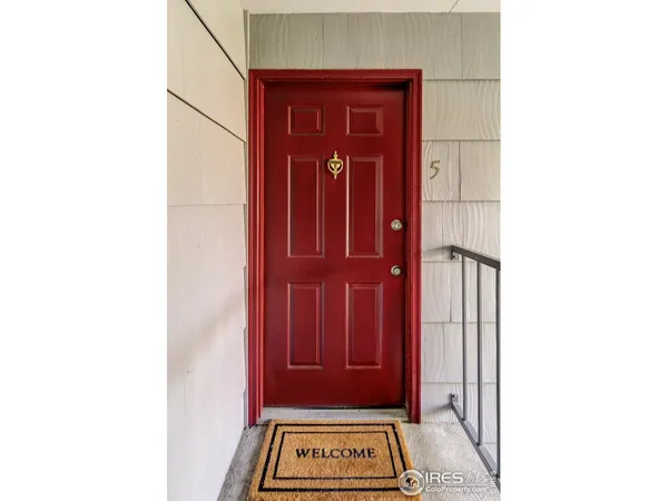 a view of front door of a house
