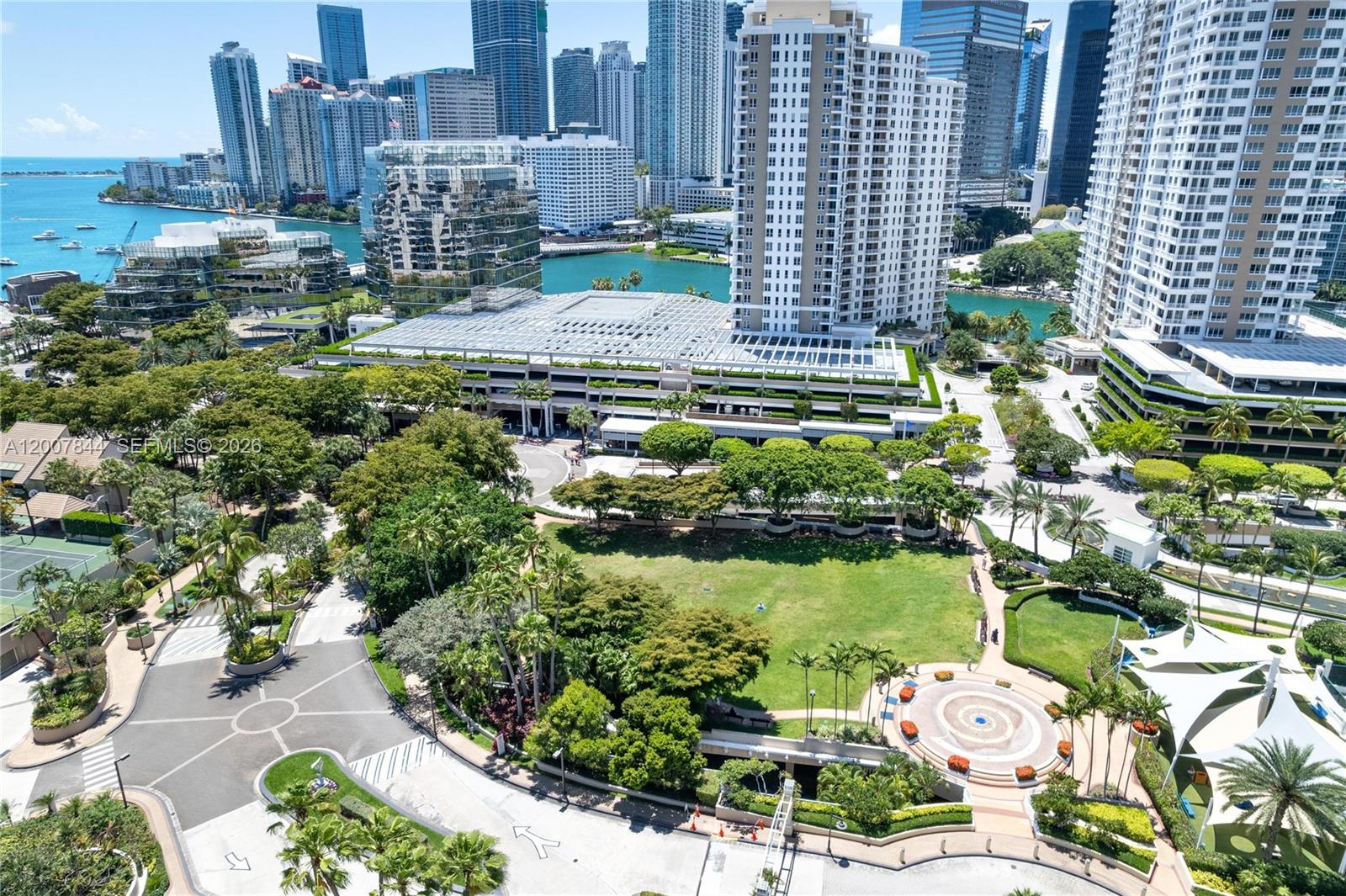888 Brickell Key Drive, Unit 2602 Miami, FL 33131 - Photo 11 of 29 a view of a lake with a building