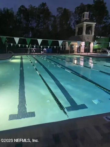 an aerial view of a garden