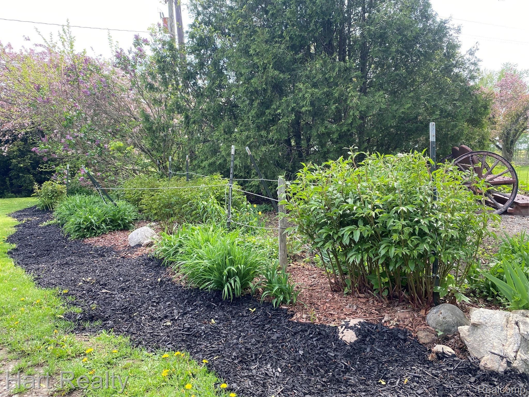 5910 Walker Road Marlette, MI 48453 - Photo 3 of 51 Absolutely beautiful flower beds