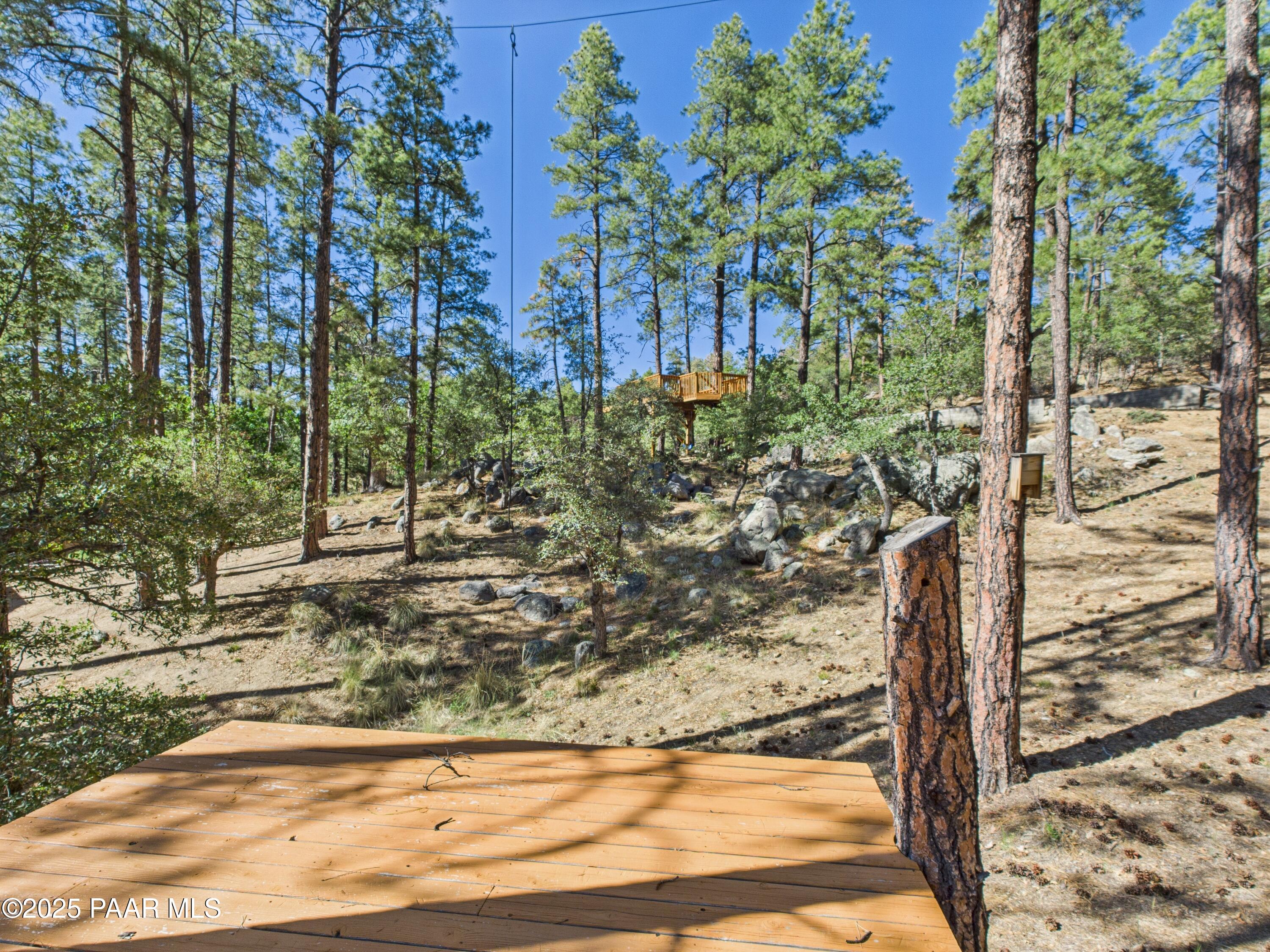 835 Happy Valley Road Prescott, AZ 86305 - Photo 52 of 61 a view of a backyard of the house