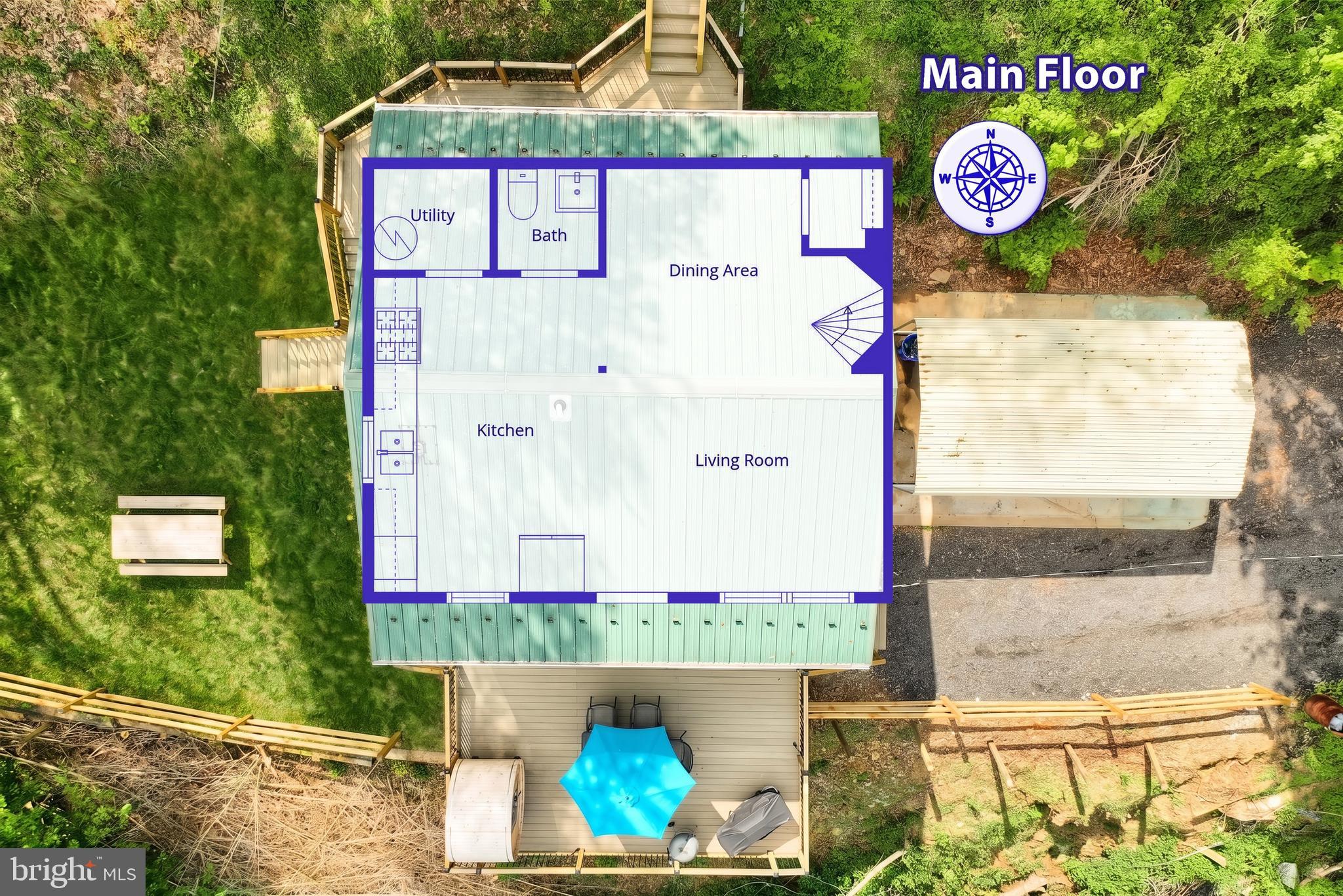 234 Hilltop Road Delta, PA 17314 - Photo 29 of 32 First Floor Layout