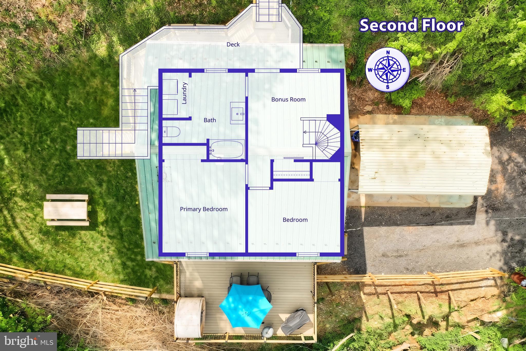 234 Hilltop Road Delta, PA 17314 - Photo 31 of 32 Second Floor Layout