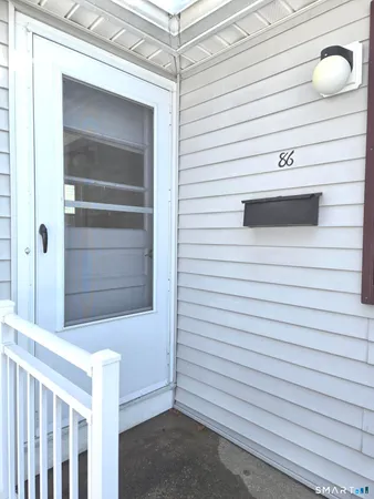 a view of front door
