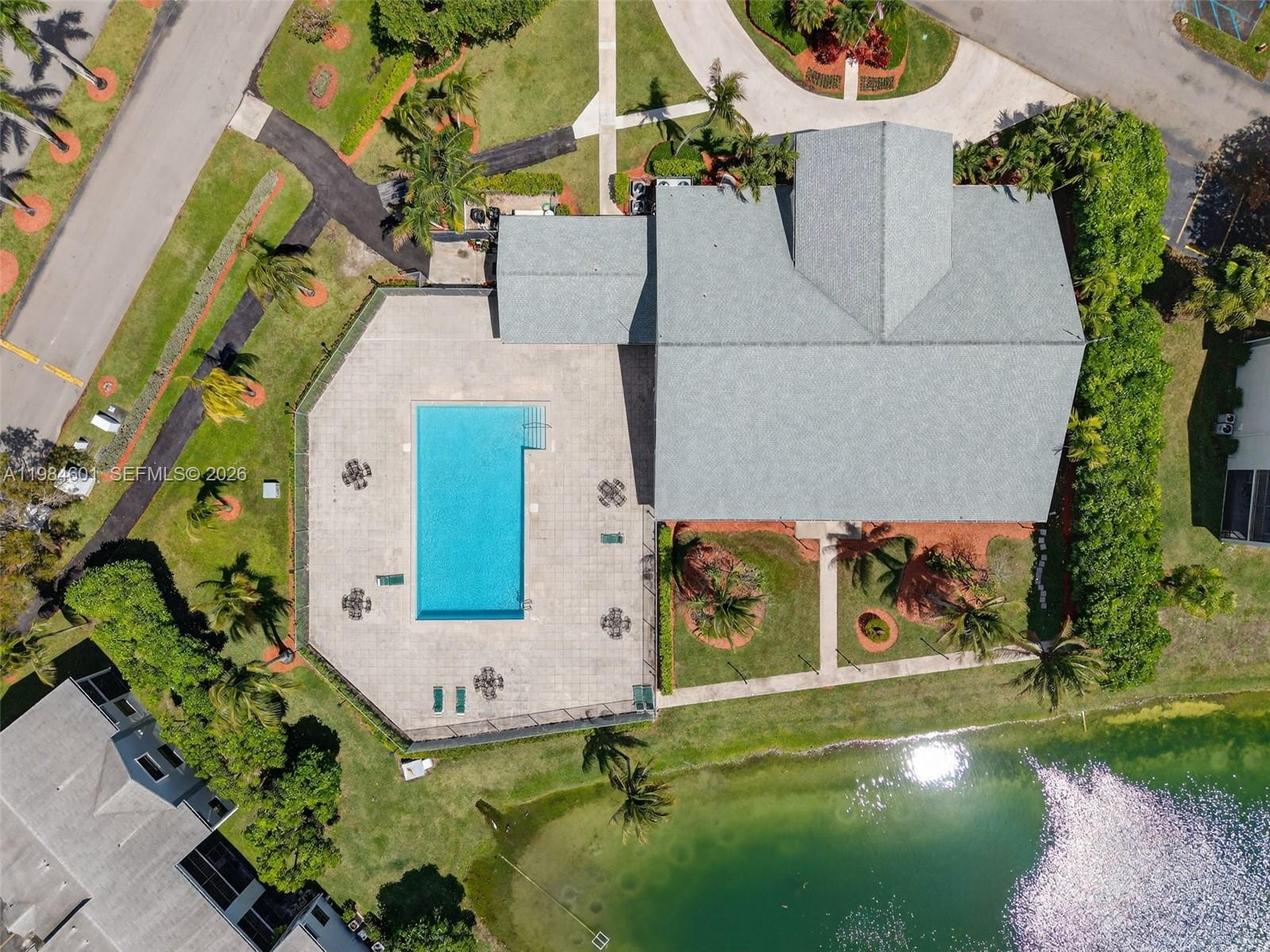 889 Hamilton Drive, Unit 889L Homestead, FL 33034 - Photo 28 of 28 an aerial view of a house with outdoor space