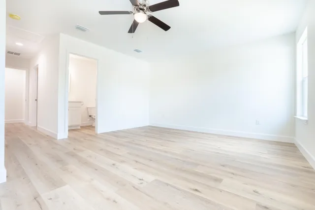 a view of an empty room