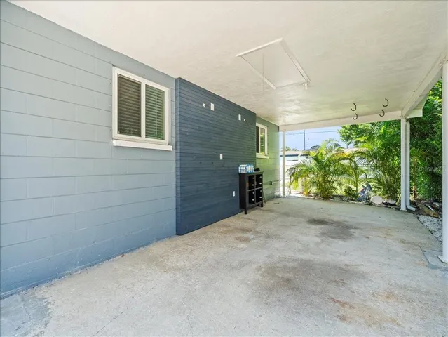 a view of a backyard of a house