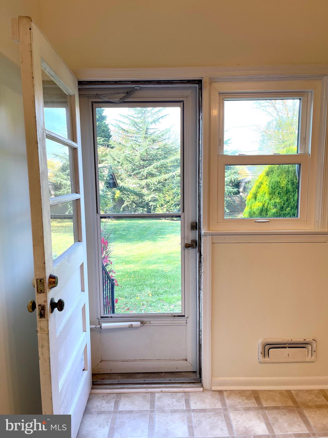 1212 Dulaney Valley Road Towson, MD 21286 - Photo 17 of 61 An entrance to the back yard via the kitchen
