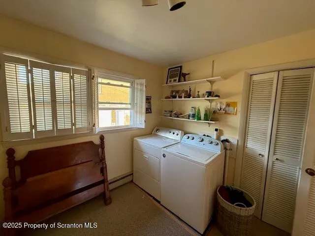 a room with storage and utility