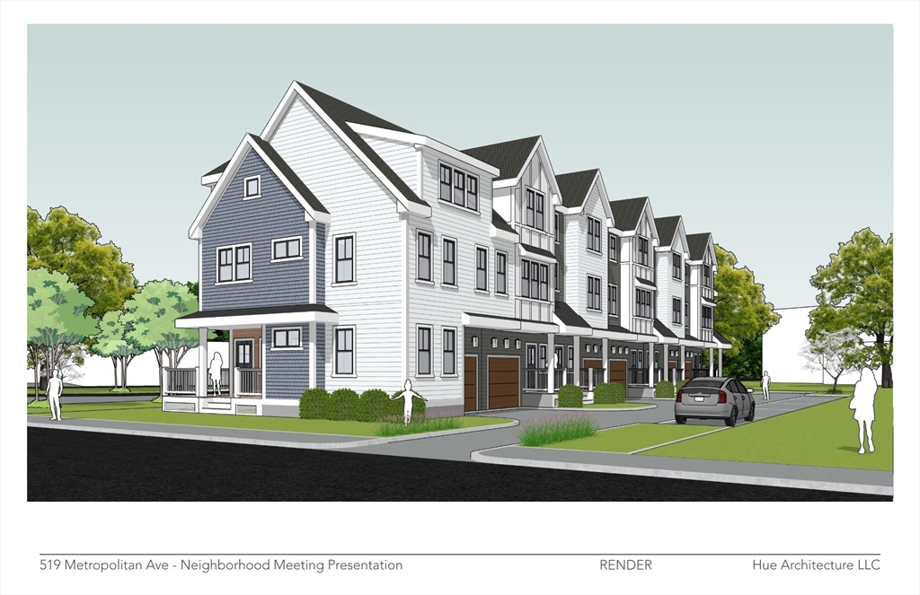 519 Metropolitan Avenue Boston, MA 02136 - Photo 3 of 4 a front view of a house with a yard