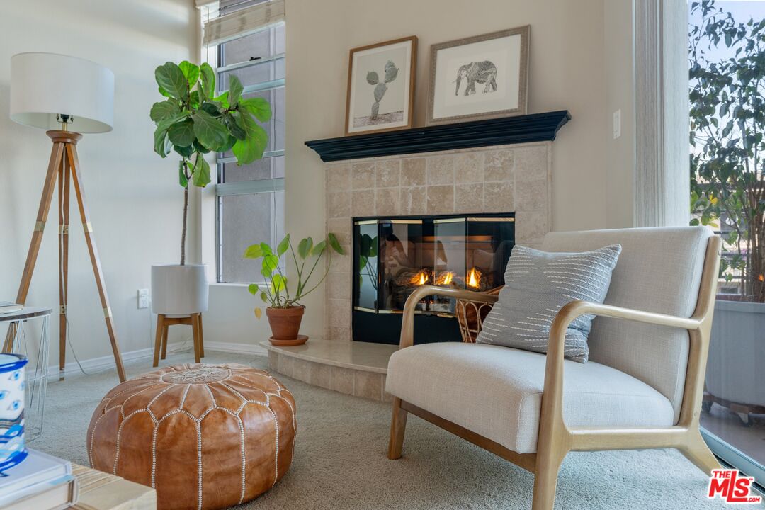 4170 Fair Avenue, Unit PH2 Studio City, CA 91602 - Photo 15 of 42 a living room with furniture and a potted plant