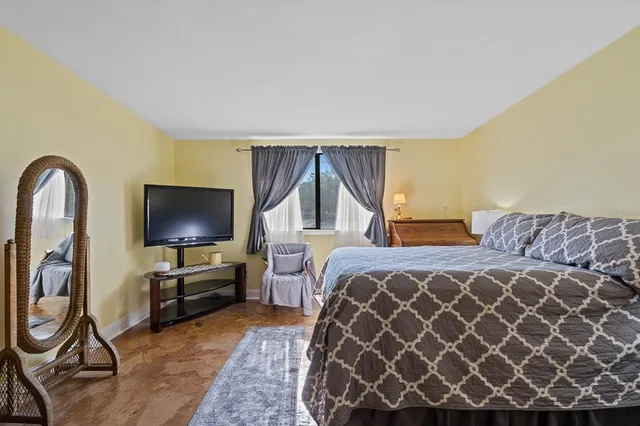 a view of a storage room with shelves