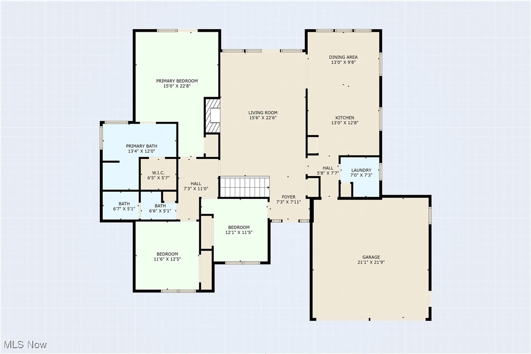 3393 Friendsville Road Wooster, OH 44691 - Photo 33 of 34 First floor floor plan