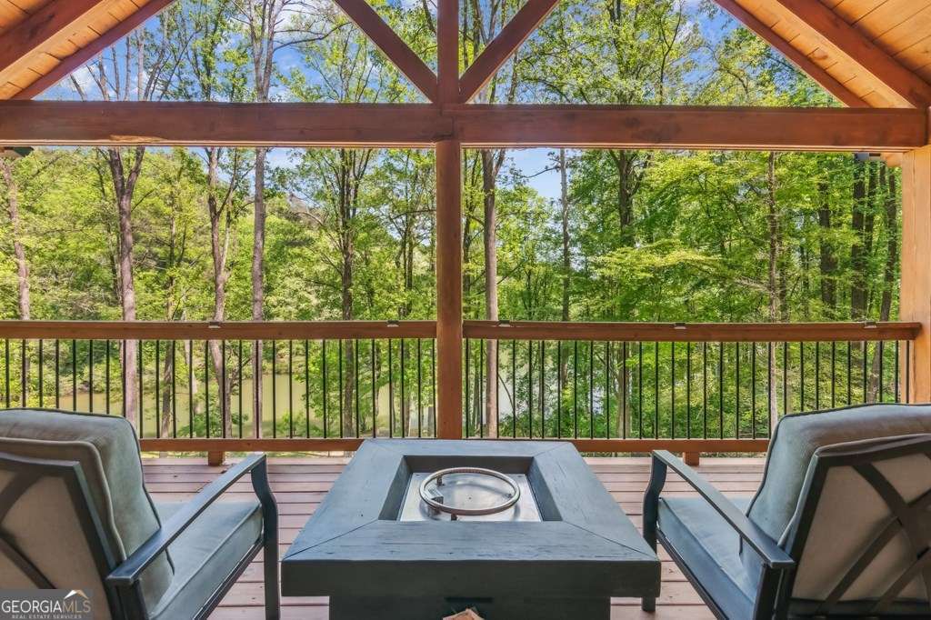 245 Timberwalk Drive, Unit 16 Ellijay, GA 30540 - Photo 20 of 56 a view of a city from a balcony