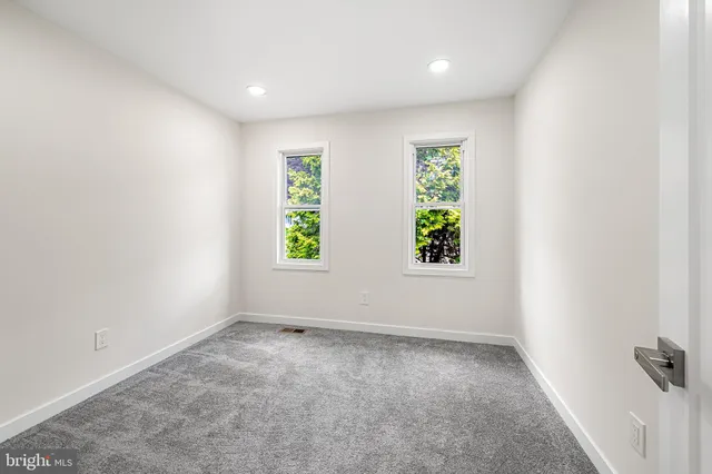 a view of an empty room