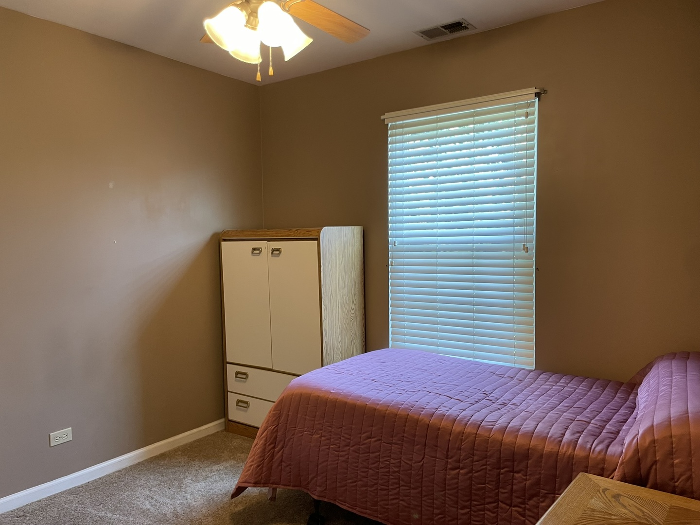 2043 Peach Tree Lane Algonquin, IL 60102 - Photo 14 of 19 a bedroom with a bed and a chandelier