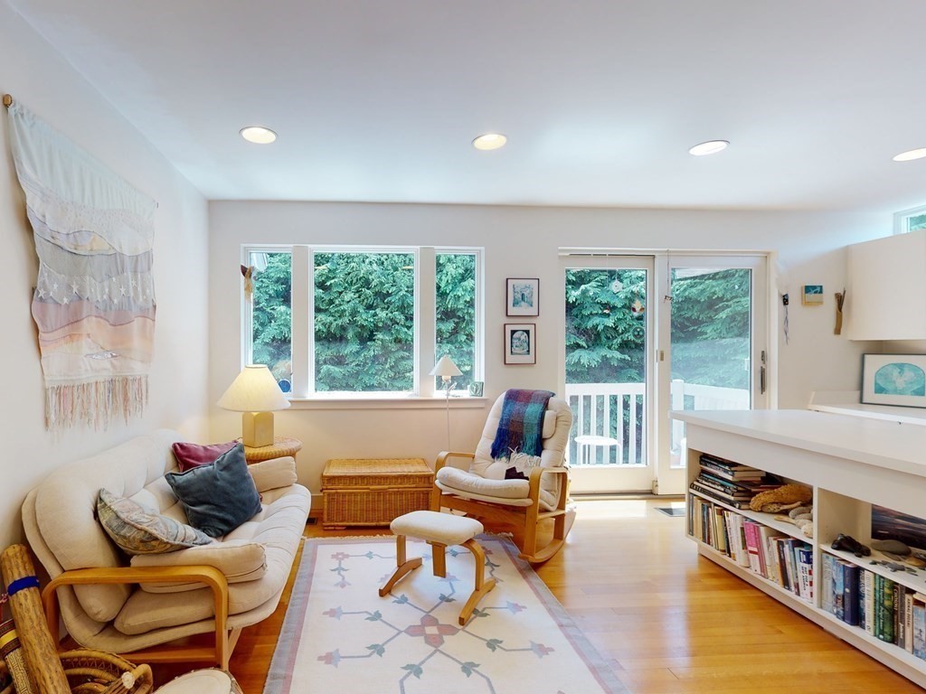19 Lambert Road Belmont, MA 02478 - Photo 32 of 42 a living room with furniture and large windows
