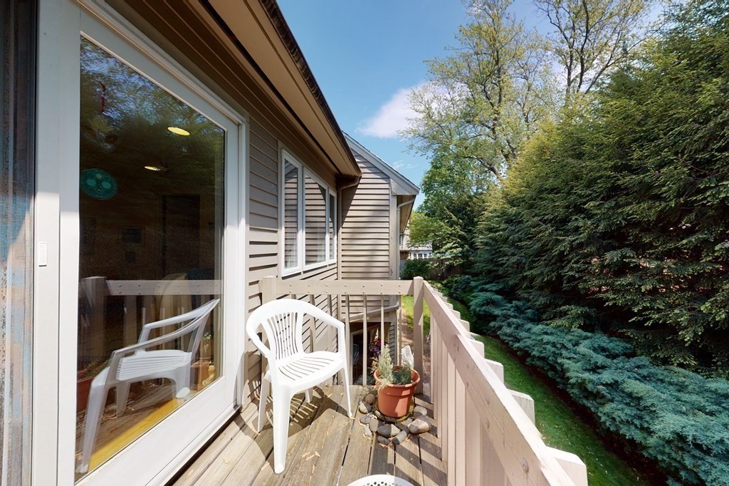 19 Lambert Road Belmont, MA 02478 - Photo 35 of 42 a balcony view with a potted plant