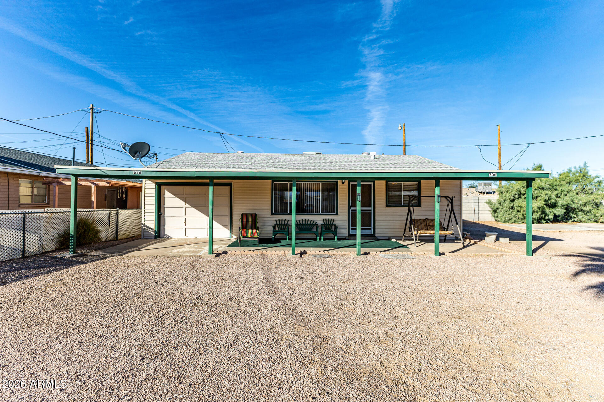 700 North Victory Drive Apache Junction, AZ 85120 - Photo 22 of 28 a front view of a house with sitting area