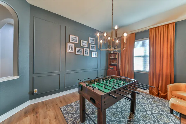 a room with furniture and window