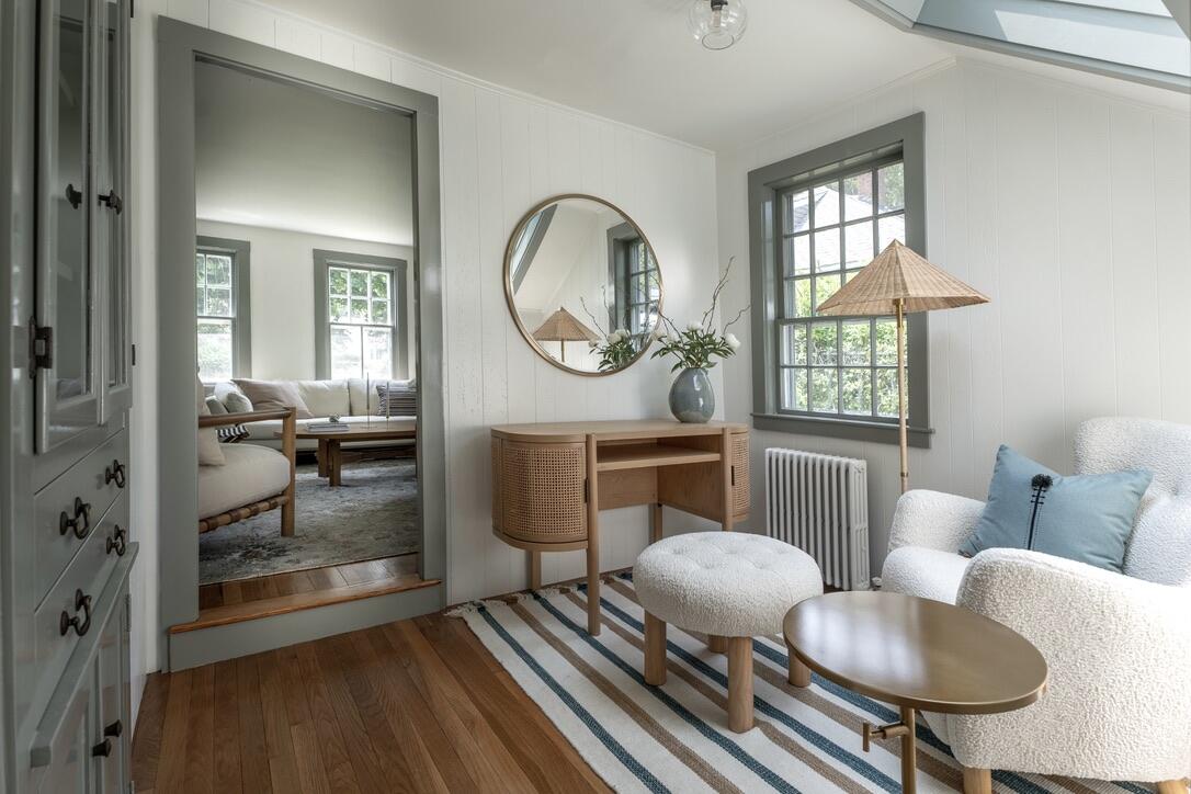 4 Dunaskin Road Centerville, MA 02632 - Photo 11 of 27 a living room with furniture a window and a chandelier