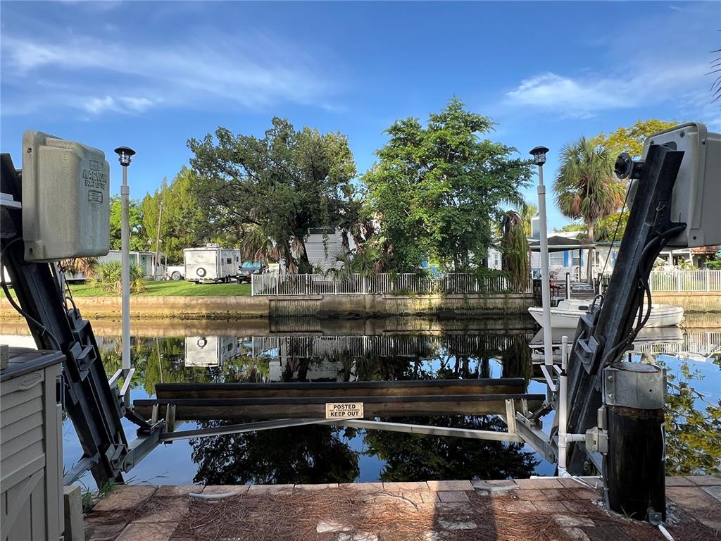 14633 Williams Lane Hudson, FL 34667 - Photo 6 of 26 a view of a lake from a balcony